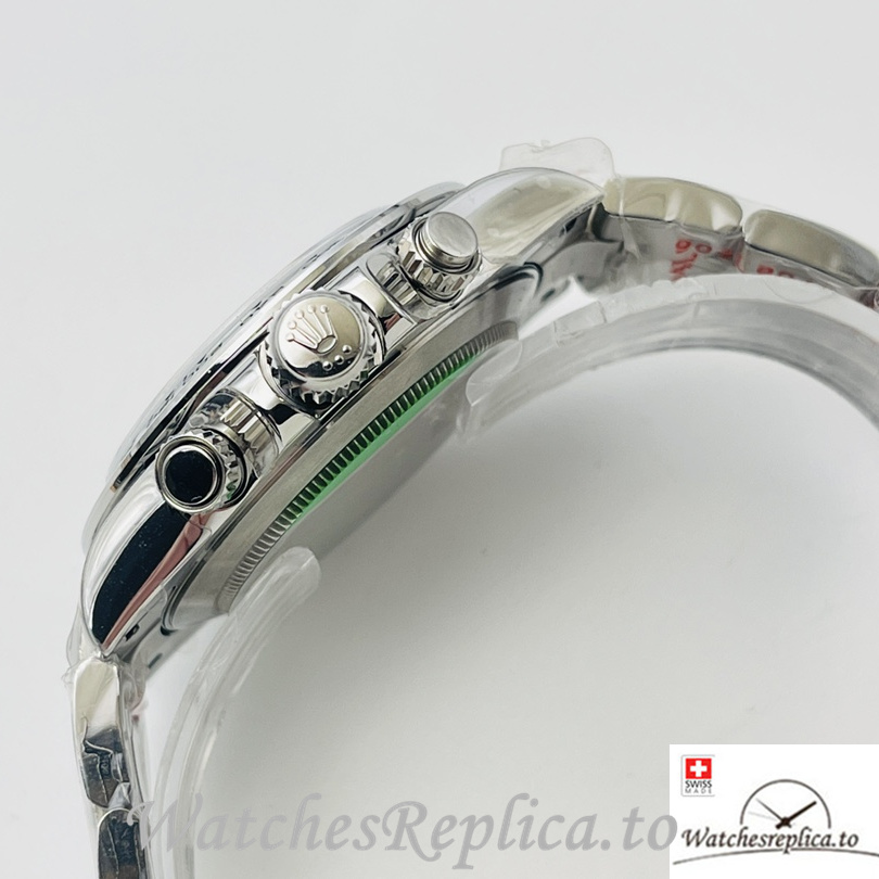 Swiss Rolex Daytona Replica 116599 Stainless steel strap 40MM Diamonds Dial - WatchesReplica.is