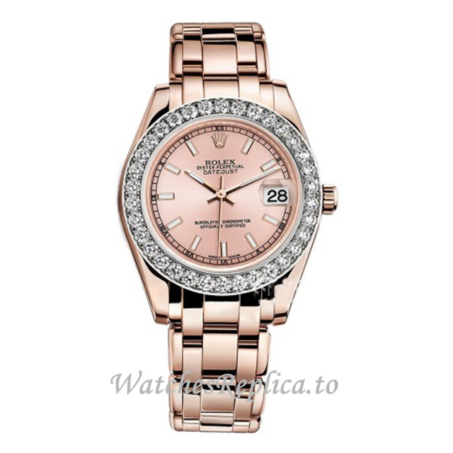 Replica Rolex Pearlmaster m81285-0018 34MM - WatchesReplica.is