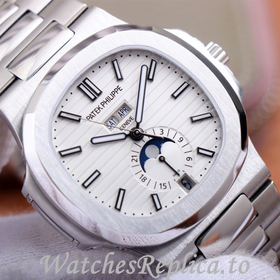 Patek Philippe Replica Nautilus 5726 Stainless steel strap 40.5MM - WatchesReplica.is