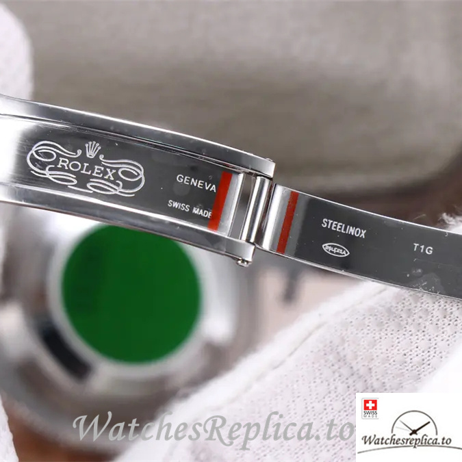 Swiss Rolex Submariner Replica 116610LV Leather strap 40MM - WatchesReplica.is