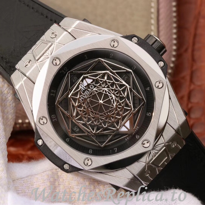 Hublot Replica 415.NX.1112.VR.MXM16 Rubber strap 45MM - WatchesReplica.is