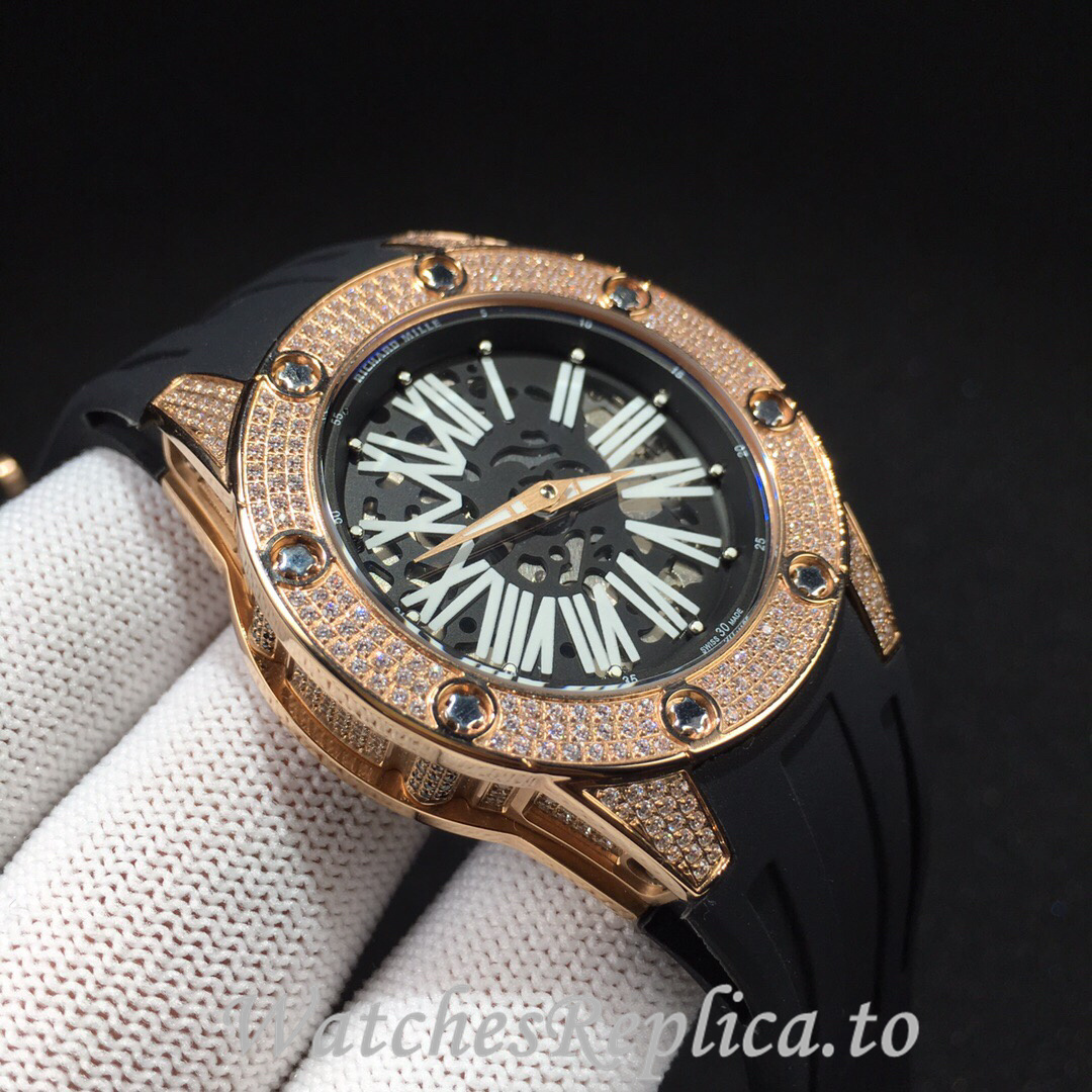 Richard Mille Replica RM033 Rubber strap 46MM - WatchesReplica.is