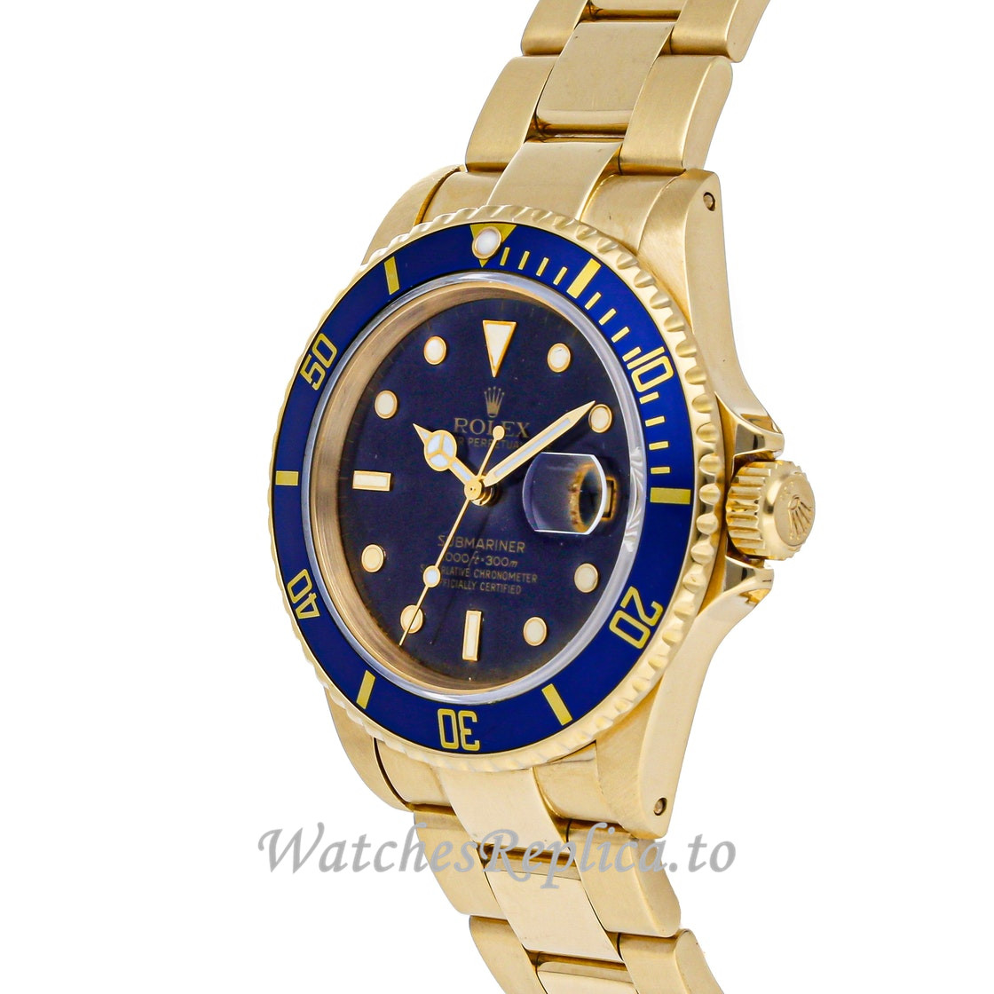 Rolex Replica Submariner 16808 Blue Dial - WatchesReplica.is