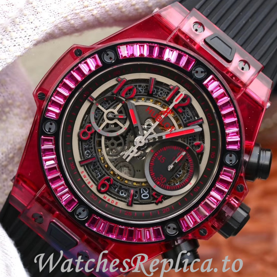 Hublot Replica 411.JX.4802.RT Rubber strap 45MM - WatchesReplica.is