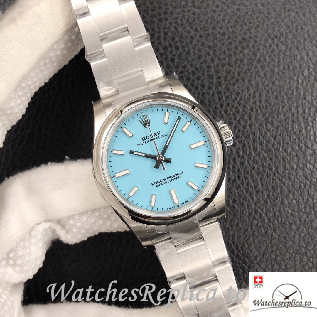 Swiss Rolex Oyster Perpetual Replica 277200 Stainless steel strap 31MM - WatchesReplica.is