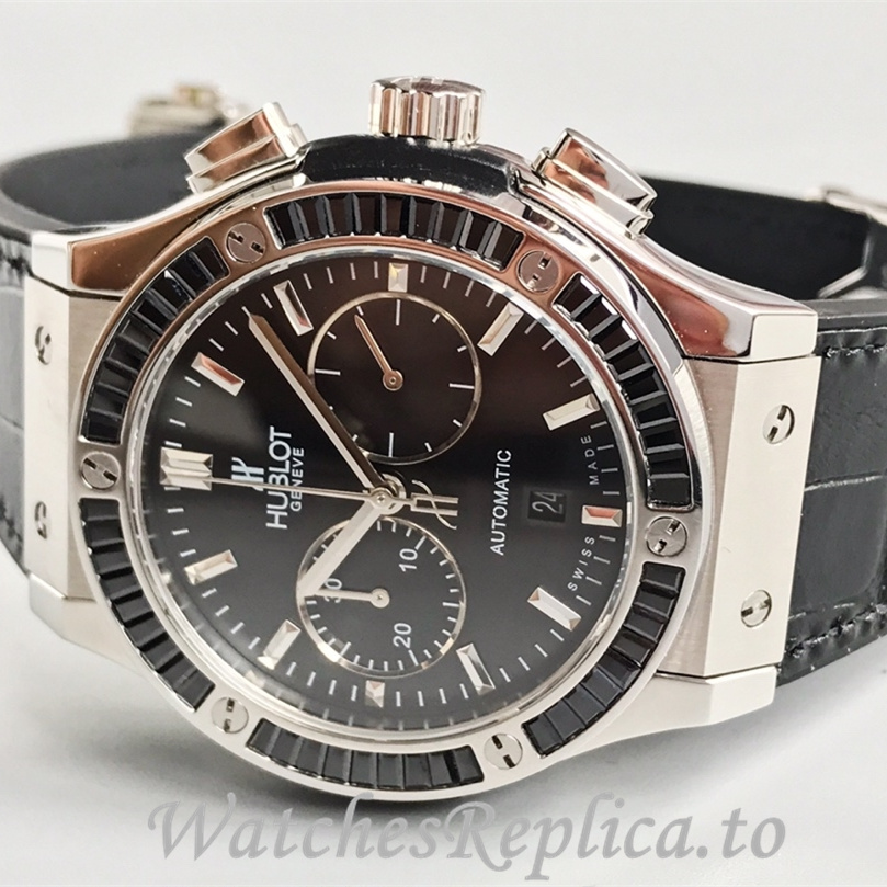Hublot Replica Classic Fusion Leather strap 45MM - WatchesReplica.is