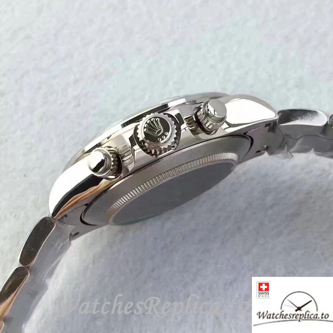 Swiss Rolex Daytona Replica 116520 Stainless steel strap 40MM - WatchesReplica.is