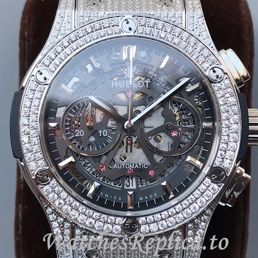 Hublot Replica Classic Fusion Leather strap 45MM - WatchesReplica.is