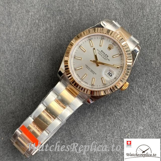 Swiss Rolex Datejust Replica 126333-0001 Stainless steel strap 41MM - WatchesReplica.is