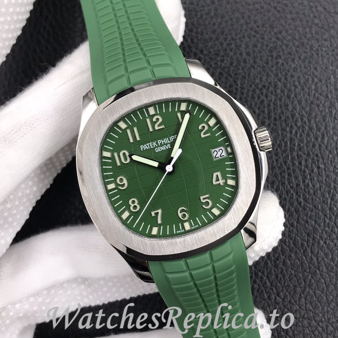 Patek Philippe Replica Aquanaut 5167 Rubber strap 40MM - WatchesReplica.is