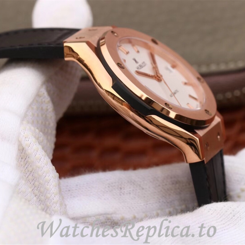 Hublot Replica 511.zp Leather strap 42MM - WatchesReplica.is