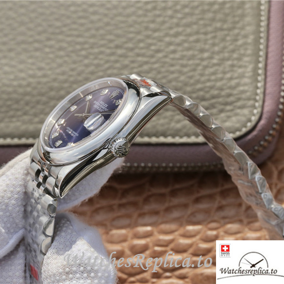 Swiss Rolex Datejust Replica 116200 Stainless steel strap 36MM - WatchesReplica.is