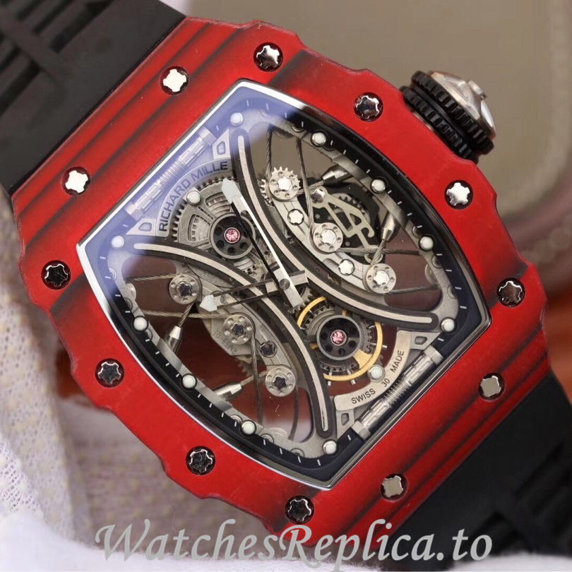 Richard Mille Replica RM53-01 Rubber strap 50MM - WatchesReplica.is