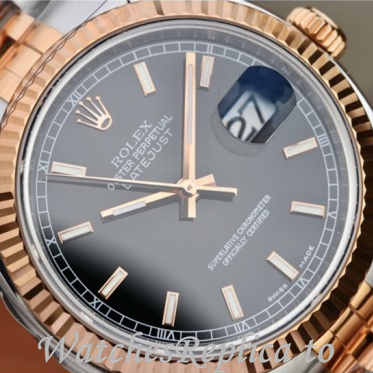 Swiss Rolex Datejust Replica 126331 Stainless steel strap 36MM - WatchesReplica.is