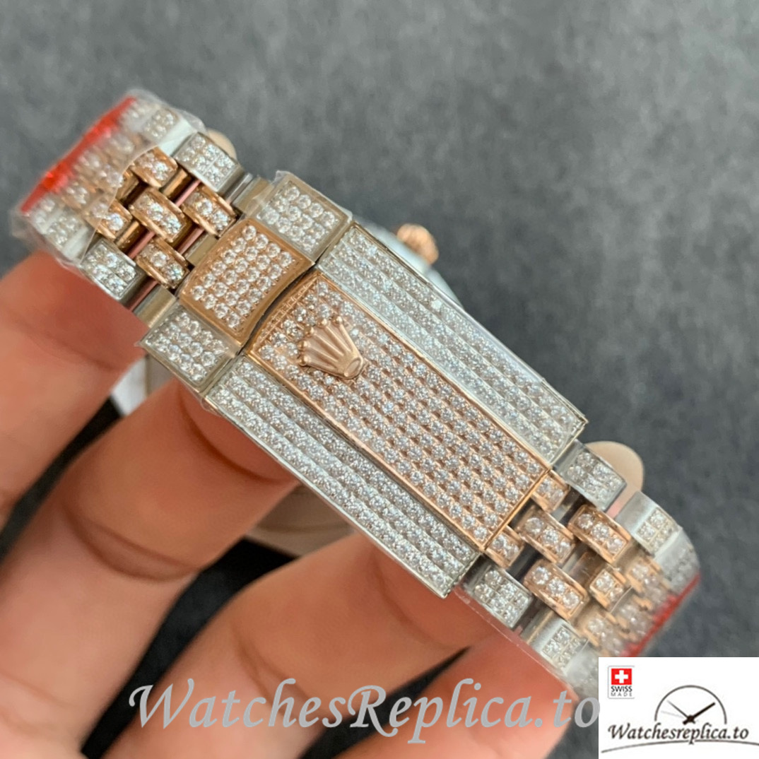 Swiss Rolex Datejust Replica Stainless steel strap 41MM - WatchesReplica.is