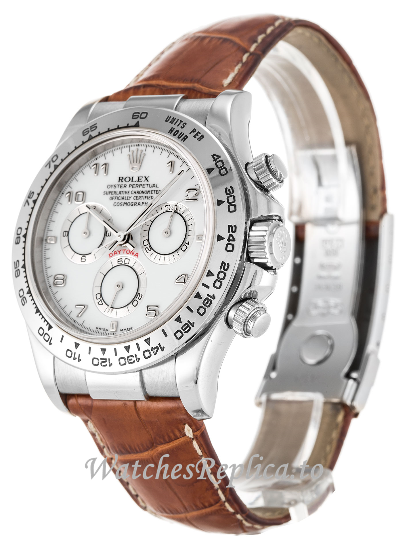 Rolex Daytona White Dial 116519 - WatchesReplica.is