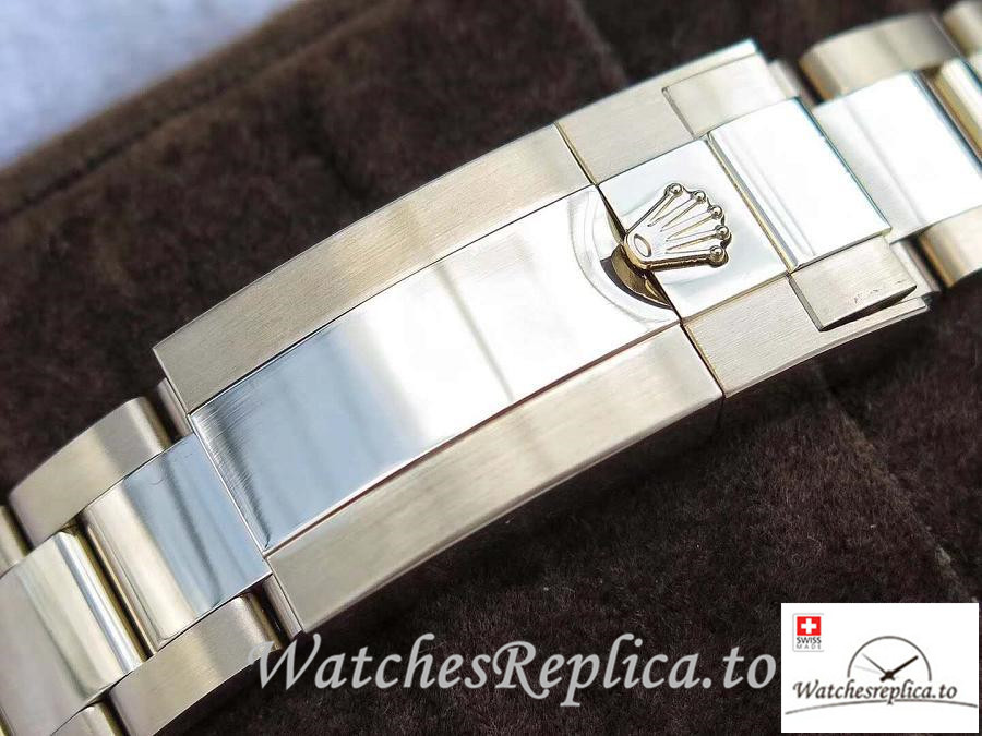 Swiss Rolex Daytona Cosmograph Rainbow Replica 116589 Gold Strap 40MM - WatchesReplica.is