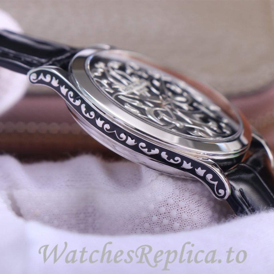 Patek Philippe Replica Calatrava 5088 Leather strap 38.6MM - WatchesReplica.is