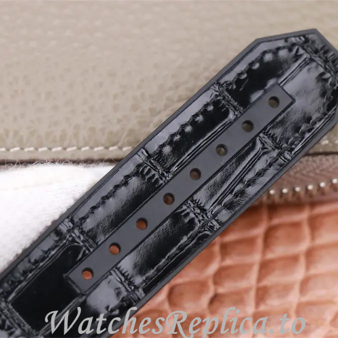 Hublot Replica MASTERPIECE Series Leather strap 45MM - WatchesReplica.is