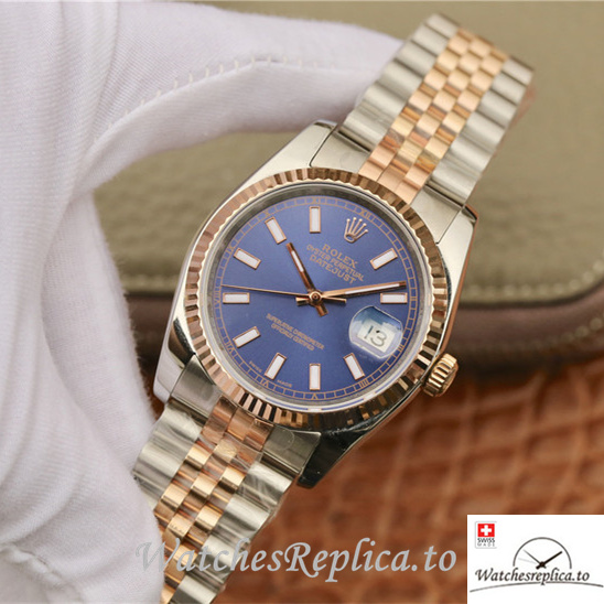 Swiss Rolex Datejust Replica 116231 Stainless steel strap 36MM - WatchesReplica.is