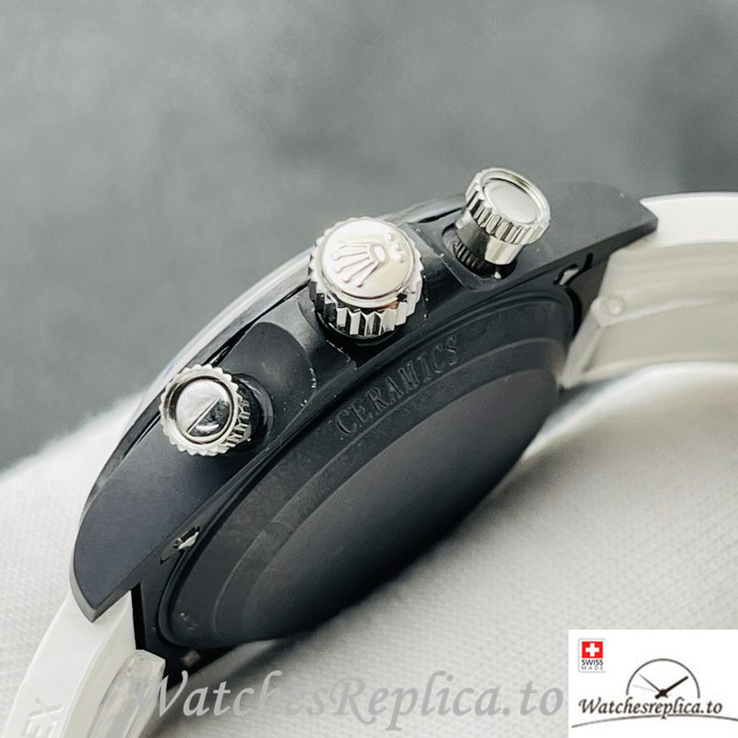 Swiss Rolex Daytona Replica Rubber strap 40MM - WatchesReplica.is