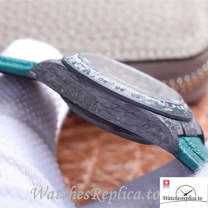 Swiss Rolex Daytona Replica Leather strap 40MM - WatchesReplica.is