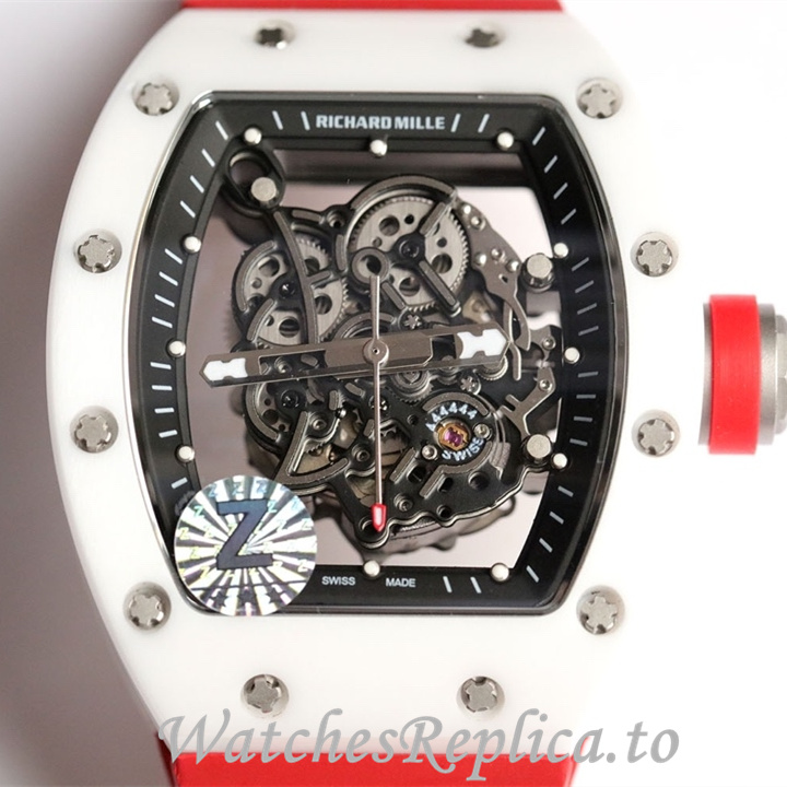 Richard Mille Replica RM055 Rubber strap 50MM - WatchesReplica.is