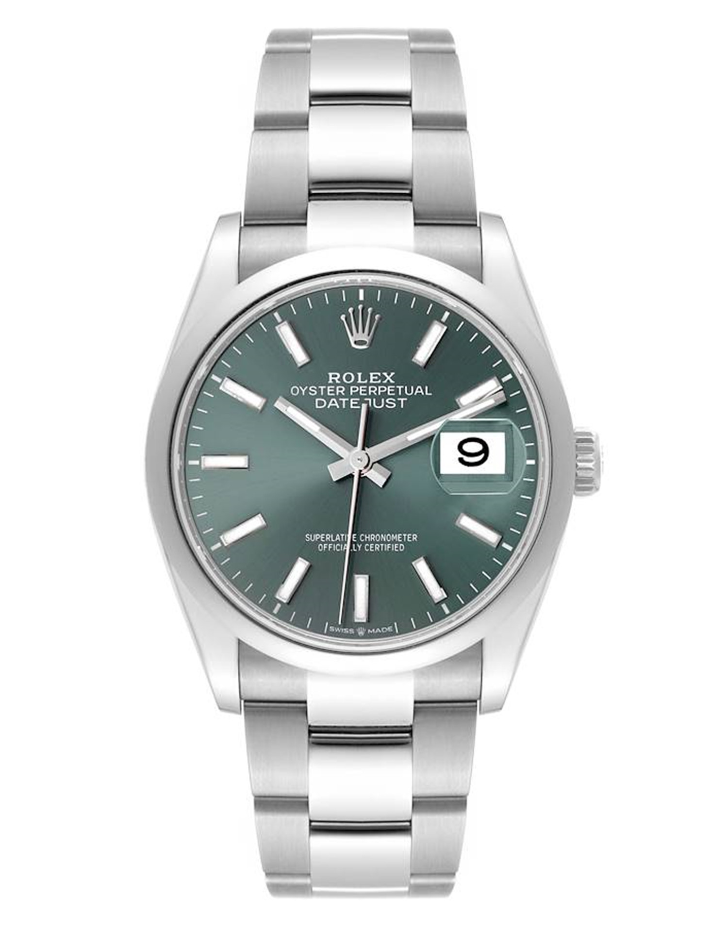 Rolex Datejust 36mm Mint Green Dial 126200 - WatchesReplica.is