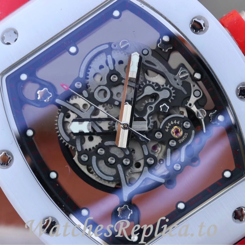 Richard Mille Replica RM055 Rubber strap 50MM - WatchesReplica.is
