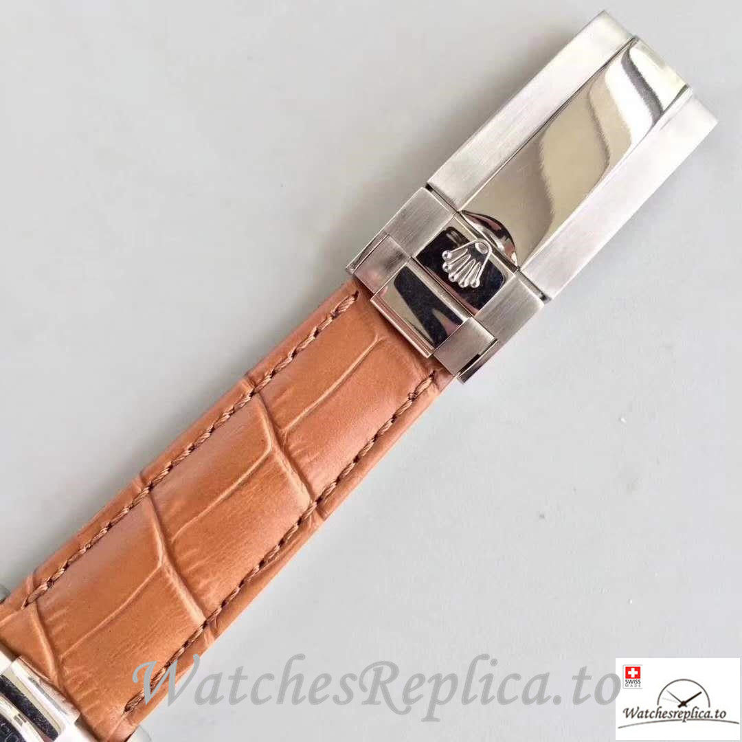 Swiss Rolex Daytona Cosmograph Replica 116520 001 Roman Markers 40MM - WatchesReplica.is