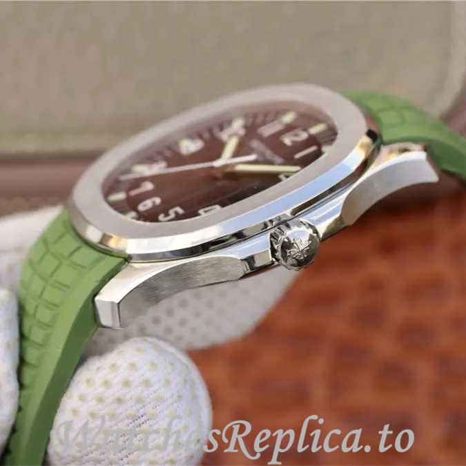 Patek Philippe Replica Aquanaut Rubber strap 42MM - WatchesReplica.is
