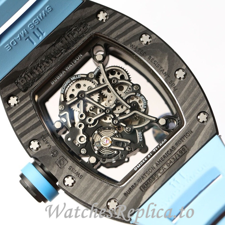 Richard Mille Replica RM055 Rubber strap 50MM - WatchesReplica.is