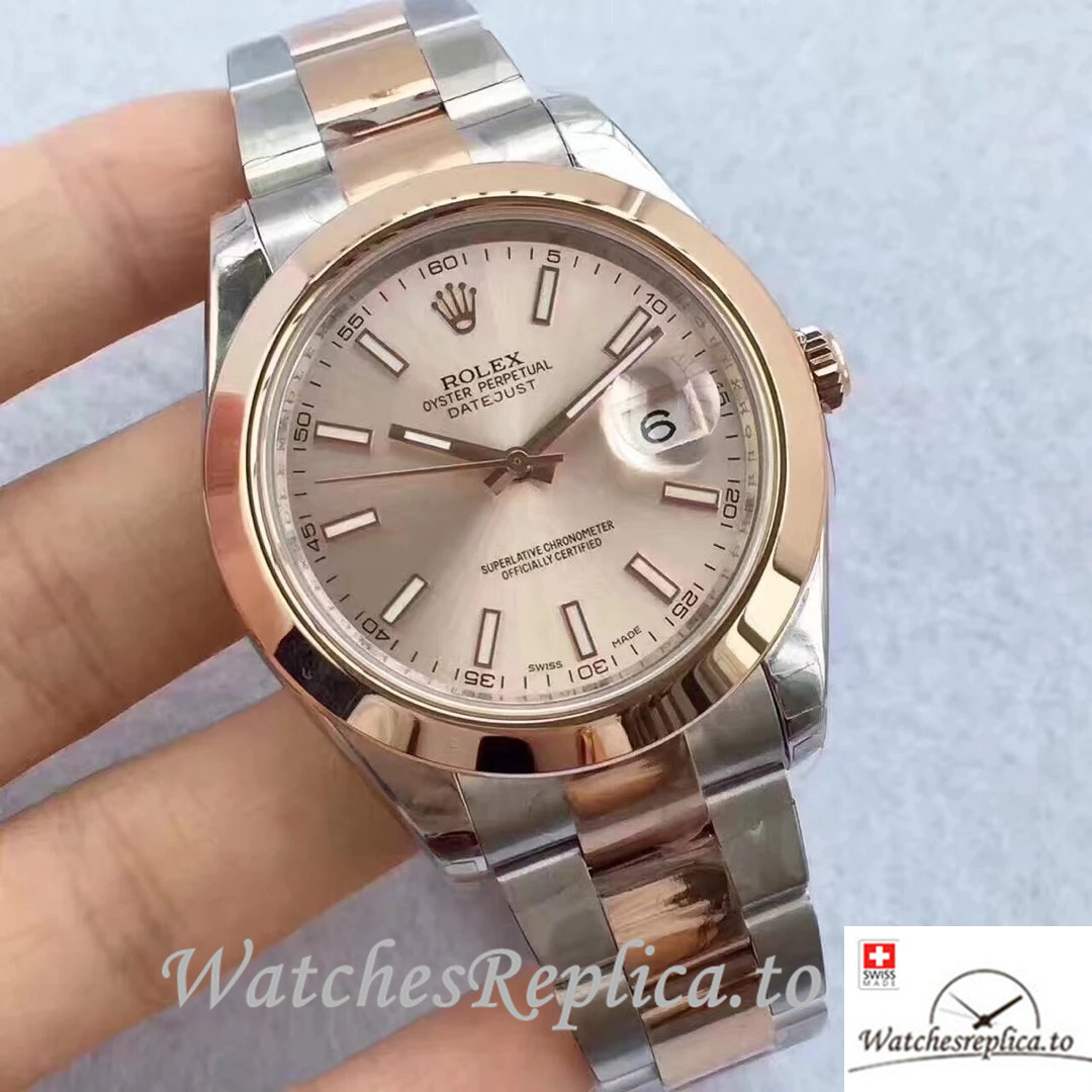 Swiss Rolex Datejust Replica 126301 Stainless steel strap 41MM - WatchesReplica.is