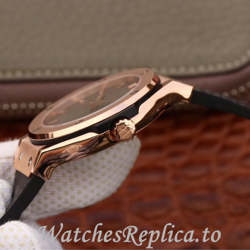 Hublot Replica 511.zp Leather strap 42MM - WatchesReplica.is