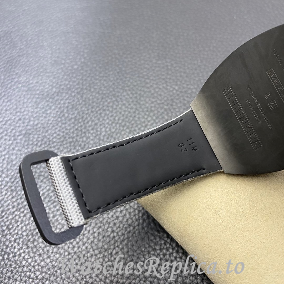 Richard Mille Replica RM027 Canvas strap 40MM - WatchesReplica.is