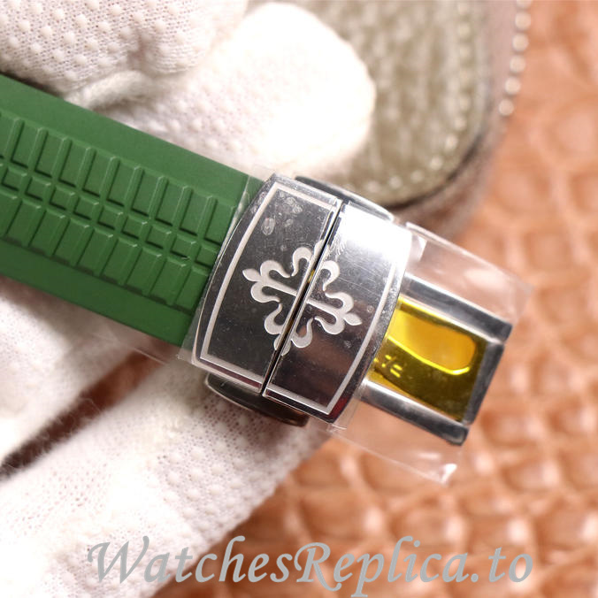 Patek Philippe Replica Aquanaut Rubber strap 40MM - WatchesReplica.is
