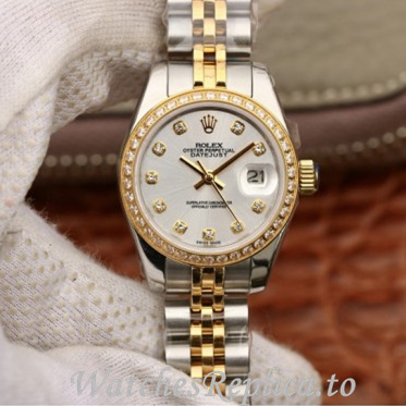 Swiss Rolex Datejust Replica 279383 Stainless steel strap 28MM - WatchesReplica.is