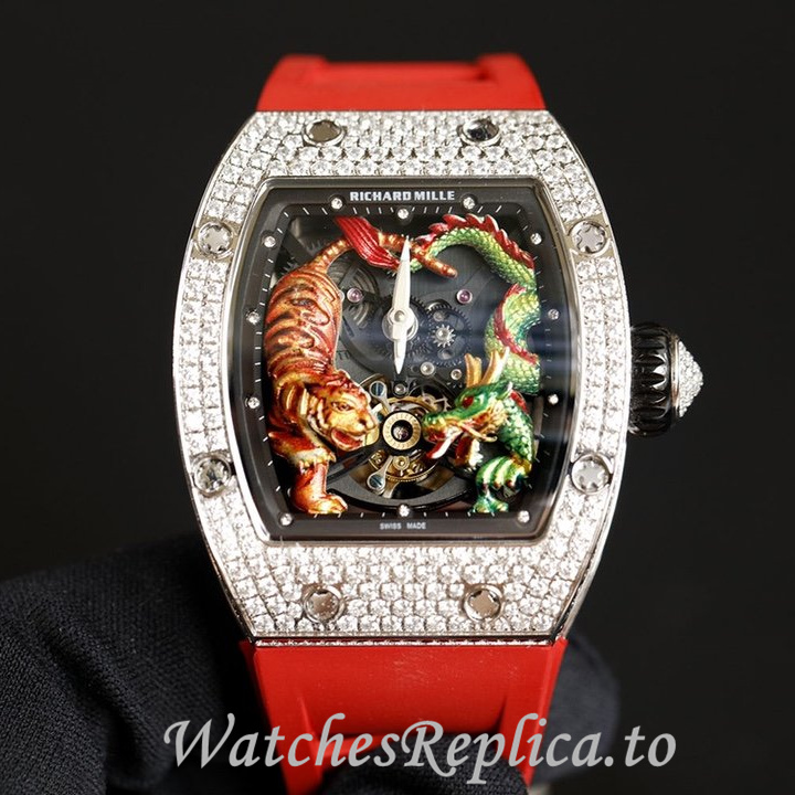 Richard Mille Replica RM51-01 Rubber strap 50MM - WatchesReplica.is