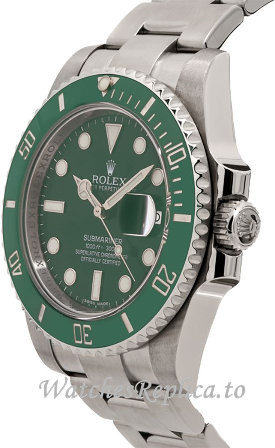 Rolex Submariner Date Replica 116610LV-0002 Green Dial Men's Watch 40MM - WatchesReplica.is