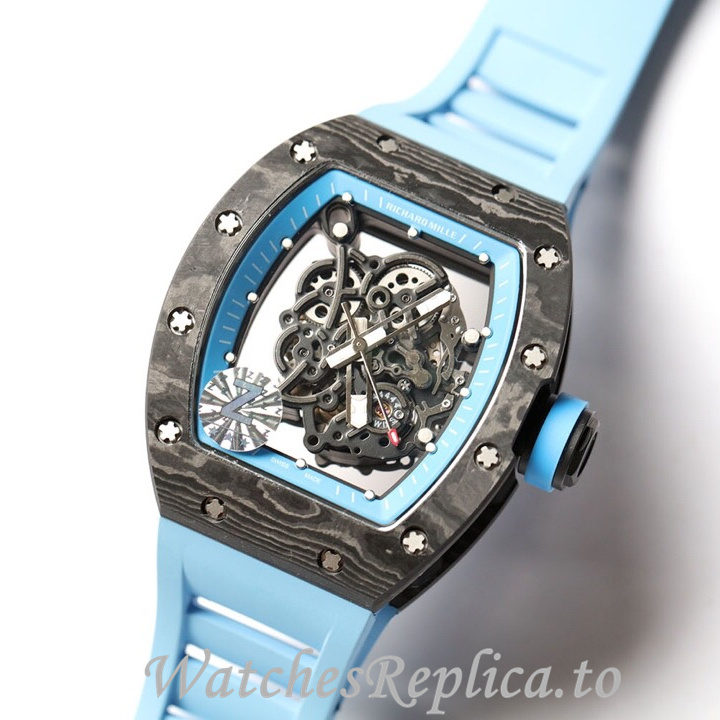 Richard Mille Replica RM055 Rubber strap 50MM - WatchesReplica.is