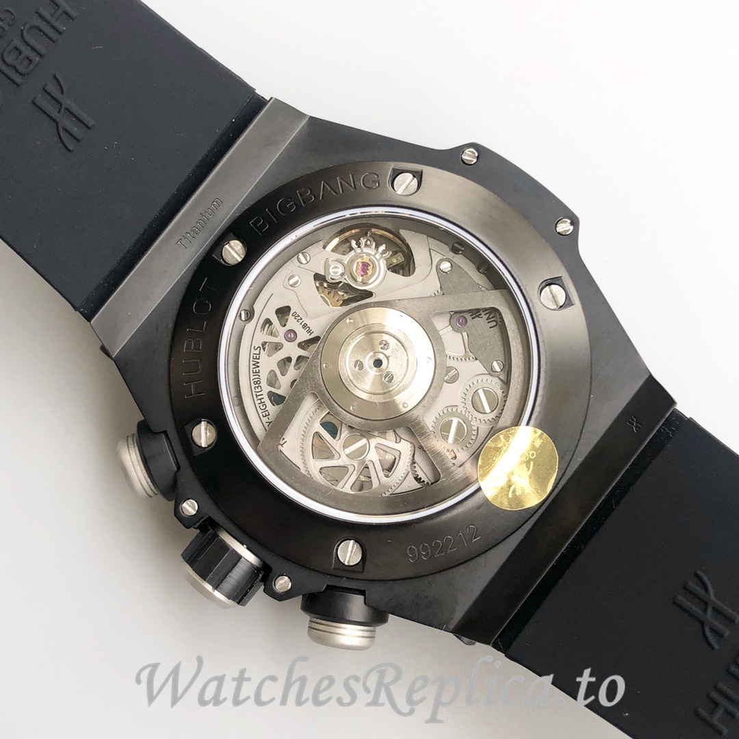 Hublot Replica Big Bang Gypsophila Chronograph v2 Rubber strap 45MM - WatchesReplica.is