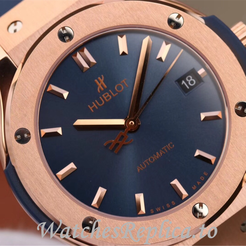 Hublot Replica 511.zp Leather strap 42MM - WatchesReplica.is