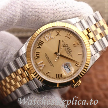 Swiss Rolex Datejust Replica 126233 Stainless steel strap 36MM - WatchesReplica.is