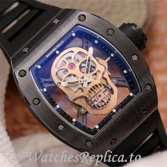Richard Mille Replica RM052 Rubber strap 50MM - WatchesReplica.is