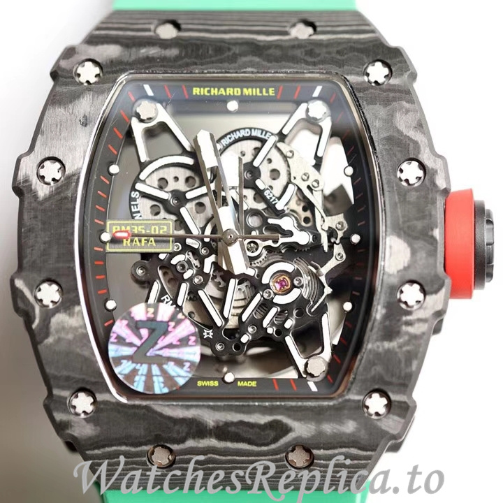 Richard Mille Replica RM35-02 Rubber strap 50MM - WatchesReplica.is