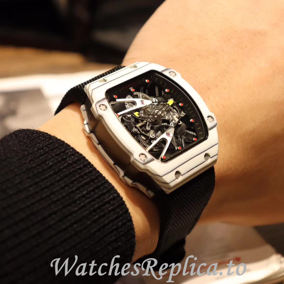 Richard Mille Replica RM27-02 Canvas strap 49MM - WatchesReplica.is