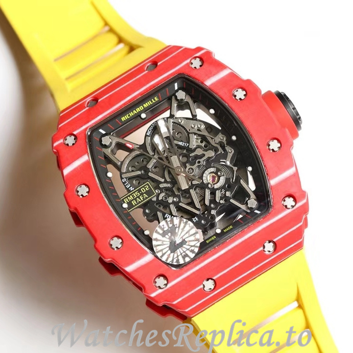 Richard Mille Replica RM35-02 Rubber strap 50MM - WatchesReplica.is