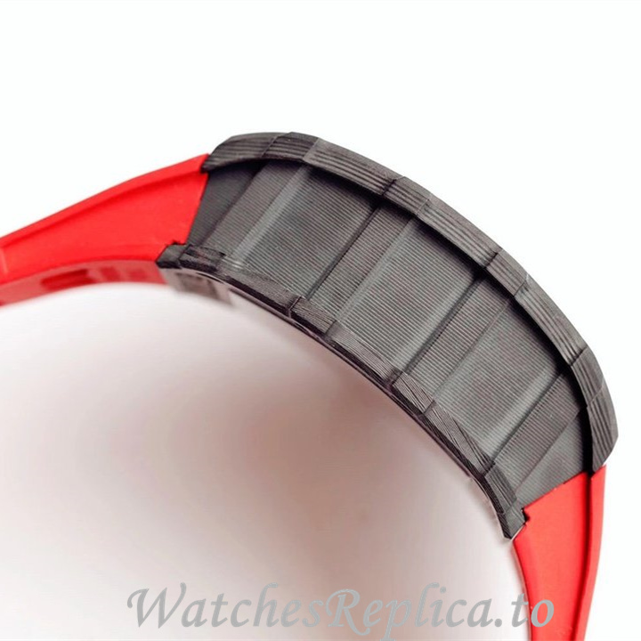 Richard Mille Replica RM011 Rubber strap 50MM - WatchesReplica.is