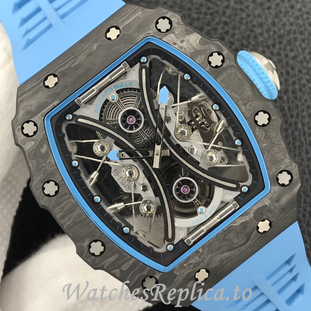 Richard Mille Replica RM53-01 Rubber strap 50MM - WatchesReplica.is