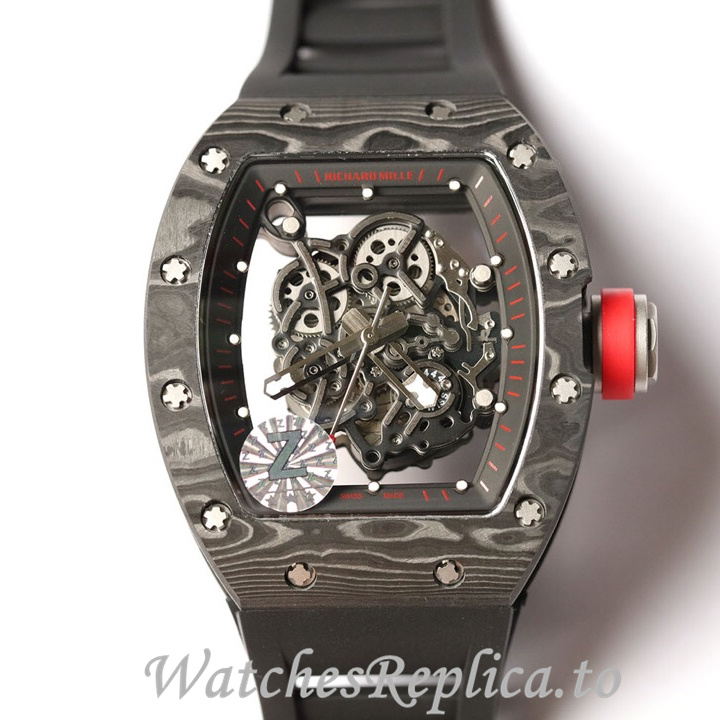 Richard Mille Replica RM055 Rubber strap 50MM - WatchesReplica.is